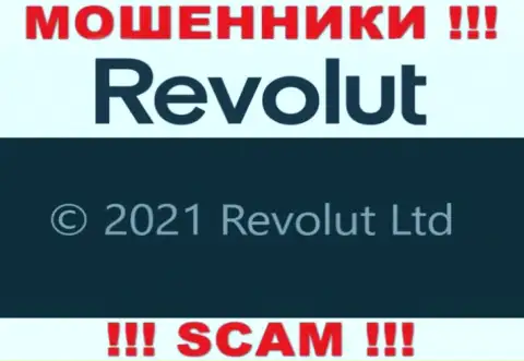 Юр. лицо Револют - это Revolut Limited, именно такую информацию представили мошенники у себя на веб-сервисе