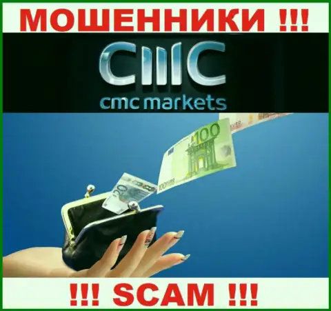 Надеетесь увидеть кучу денег, взаимодействуя с брокером CMC Markets ??? Указанные интернет-мошенники не позволят
