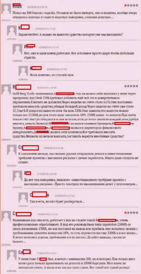 Мнения форекс игроков Форекс компании Супра ФН, оставленные на web-сайте BoExpert Ru