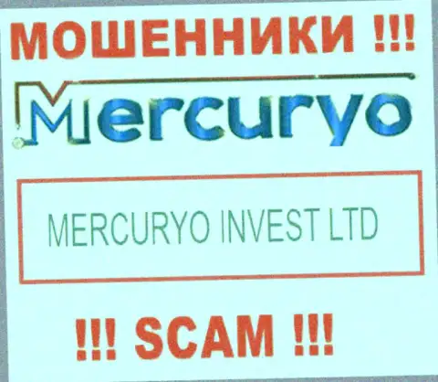 Юр лицо Меркурио - это Меркурио Инвест Лтд, именно такую информацию предоставили ворюги на своем сайте
