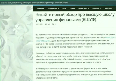Обзор компании VSHUF Ru web-ресурсом Xozyaika Com