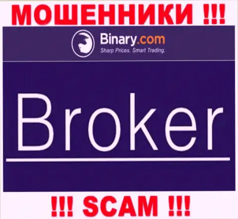 Binary разводят лохов, оказывая мошеннические услуги в сфере Брокер