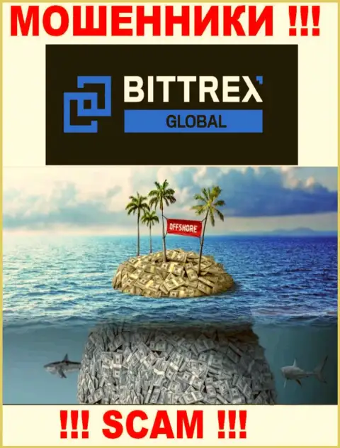 Bermuda - именно здесь, в офшорной зоне, зарегистрированы жулики Bittrex Global