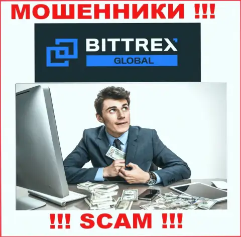 Не доверяйте интернет жуликам Global Bittrex Com, никакие комиссии вернуть назад денежные вложения не помогут