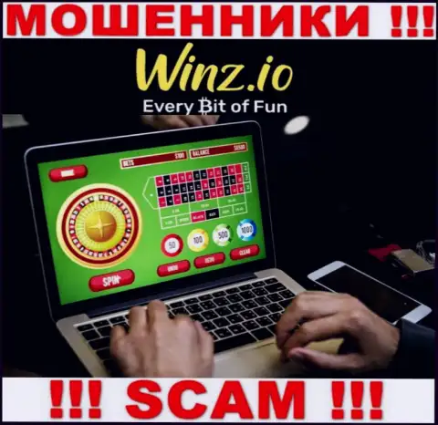 Направление деятельности internet-лохотронщиков WinzCasino - это Casino, но помните это обман !!!