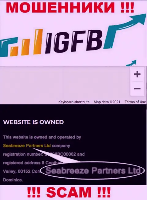 Seabreeze Partners Ltd, которое управляет конторой IGFB