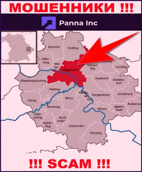 PannaInc намерены не распространяться о своем достоверном адресе регистрации