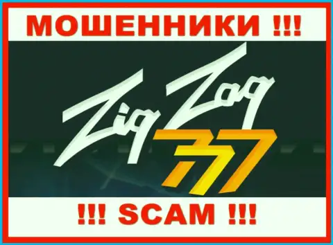 Лого МОШЕННИКА ЗигЗаг777 Ком