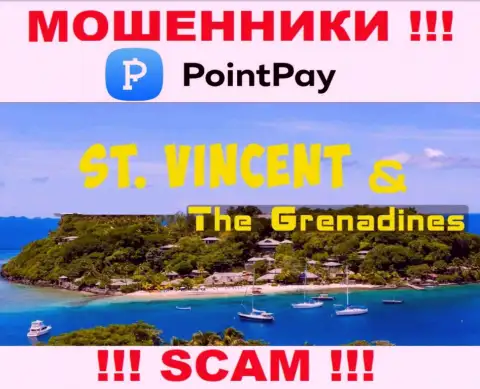 Point Pay LLC сообщили на веб-сервисе свое место регистрации - на территории Kingstown, St. Vincent and the Grenadines