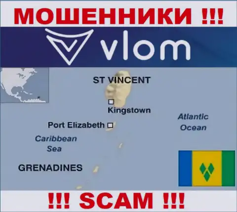 Vlom базируются на территории - Saint Vincent and the Grenadines, остерегайтесь сотрудничества с ними