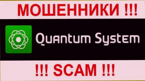 Фирменный логотип жульнической ФОРЕКС конторы Quantum-System